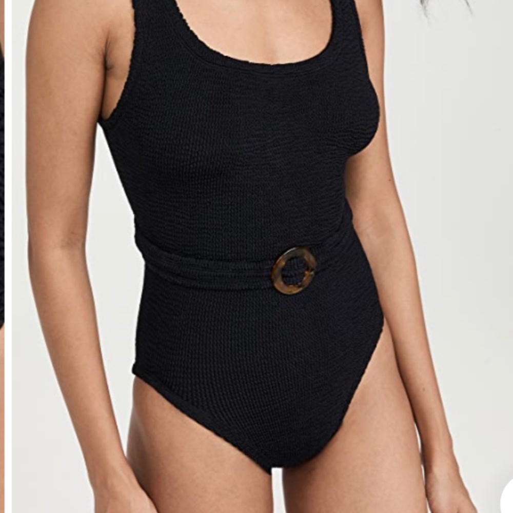 Hunza G Solitaire black one piece swim